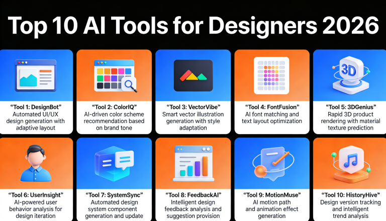 Top 10 AI Tools Every Graphic Designer Must Use in 2026